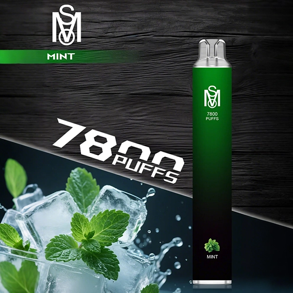 Mso-7800-Puffs拋棄式電子煙-薄荷